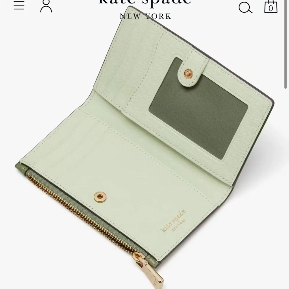 Kate Spade Morgan Small Slim Bifold Wallet MAKE AN OFFER - Picture 2 of 8